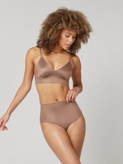 Spanx Shaping Satin Bralette, Satin-Finish -Geschenkideen Verkäufe Spanx Shaping Satin Bralette Satin Finish beige 30065R CAFe AU LAIT 2