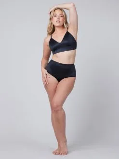 Spanx Shaping Satin Bralette, Satin-Finish -Geschenkideen Verkäufe Spanx Shaping Satin Bralette Satin Finish schwarz 30065R VERY BLACK 2