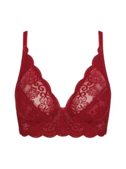 Triumph Amourette 300 Rococo Spitzen-BH Ohne Bügel 12 Triumph Amourette 300 Rococo Spitzen-BH Ohne Bügel -Geschenkideen Verkäufe Triumph Amourette 300 Rococo Buegel BH rot 10213082 00NX 5